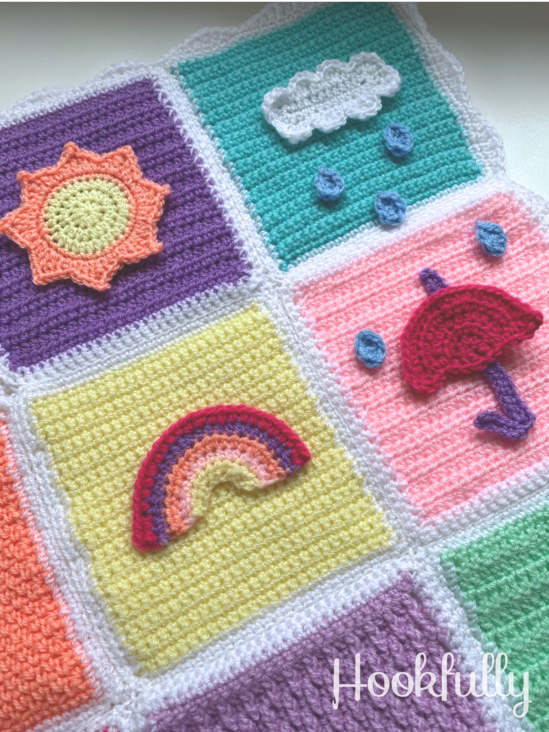 Sun Showers Weather Appliqués