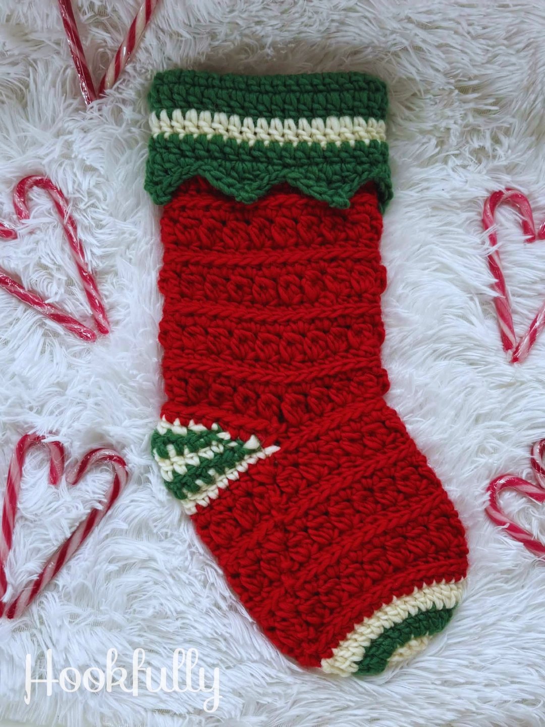 No-Sew Jingle Christmas Stocking