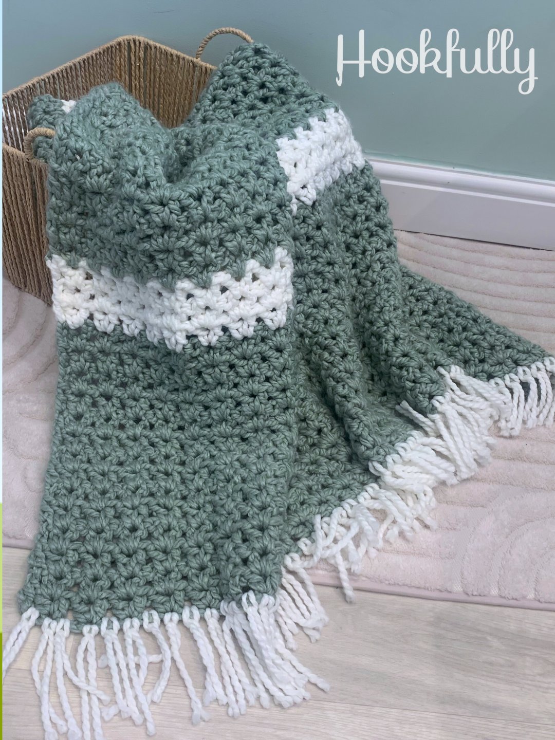 Cozy V-stitch Blanket