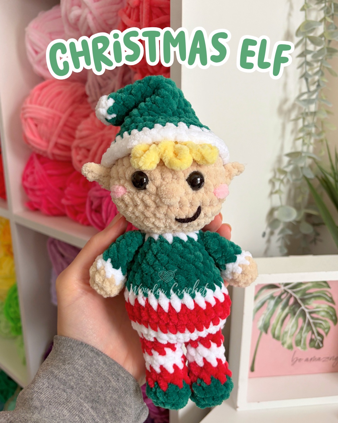 Christmas Elf Plush Free Crochet Pattern – Amigurumi