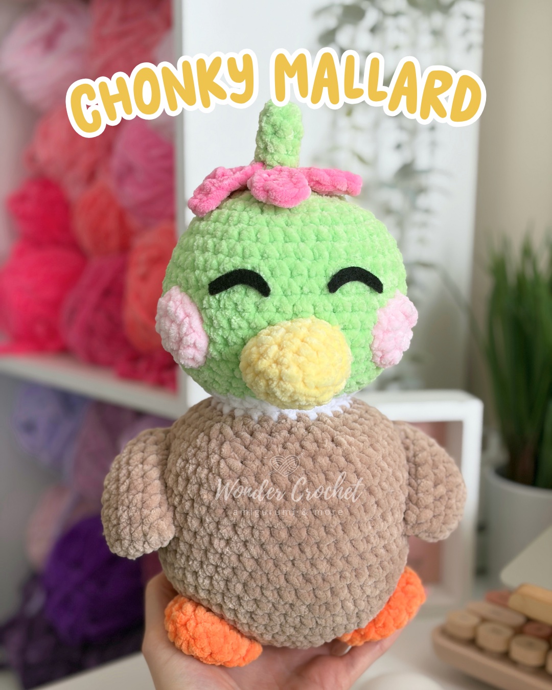 Mallard Duck Crochet Pattern - Easy Amigurumi