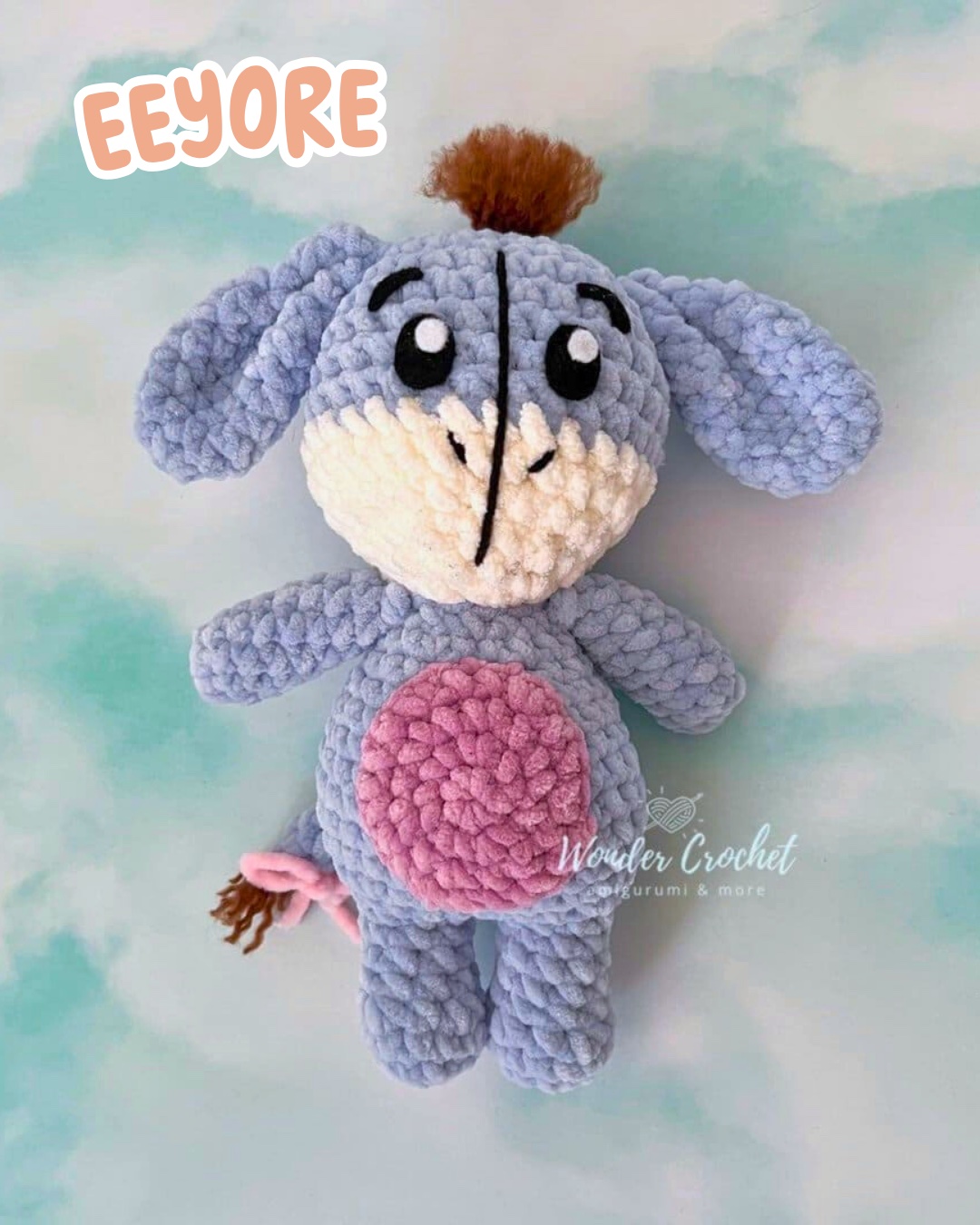 Eeyore Free Crochet Pattern - Easy Amigurumi