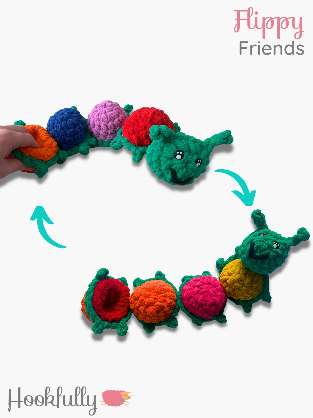 Reversible Caterpillar - Flippy Friends