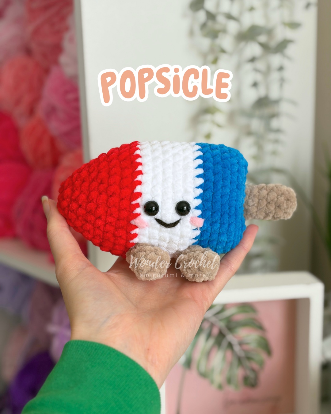 Firecracker Popsicle Amigurumi Free Crochet Pattern