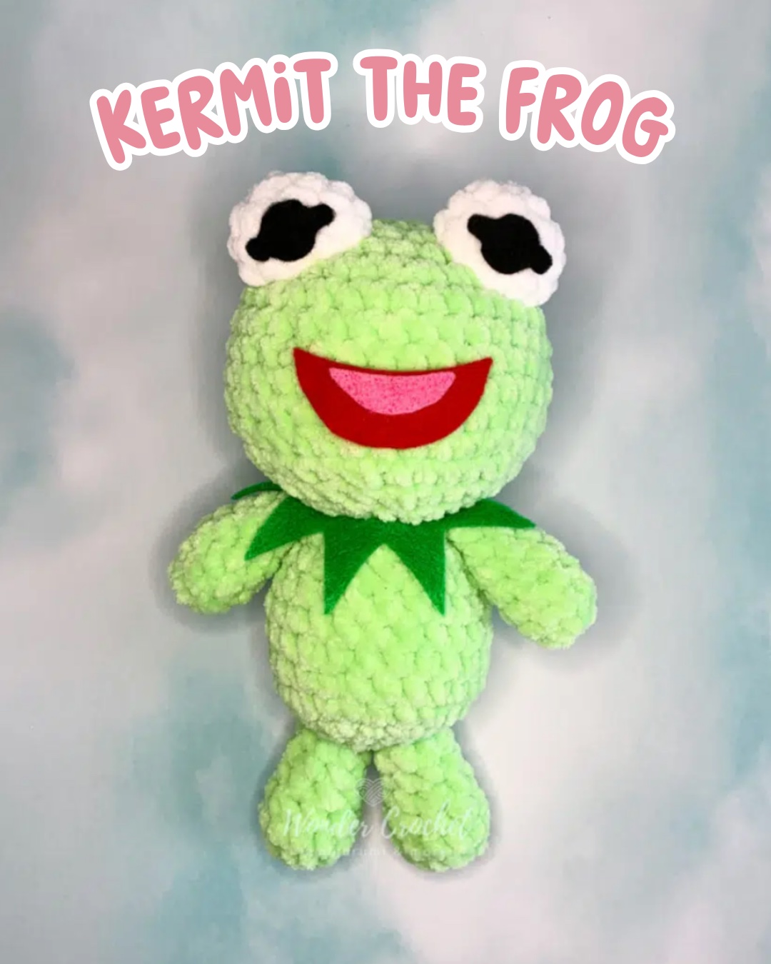 Kermit the Frog Free Crochet Pattern - Amigurumi