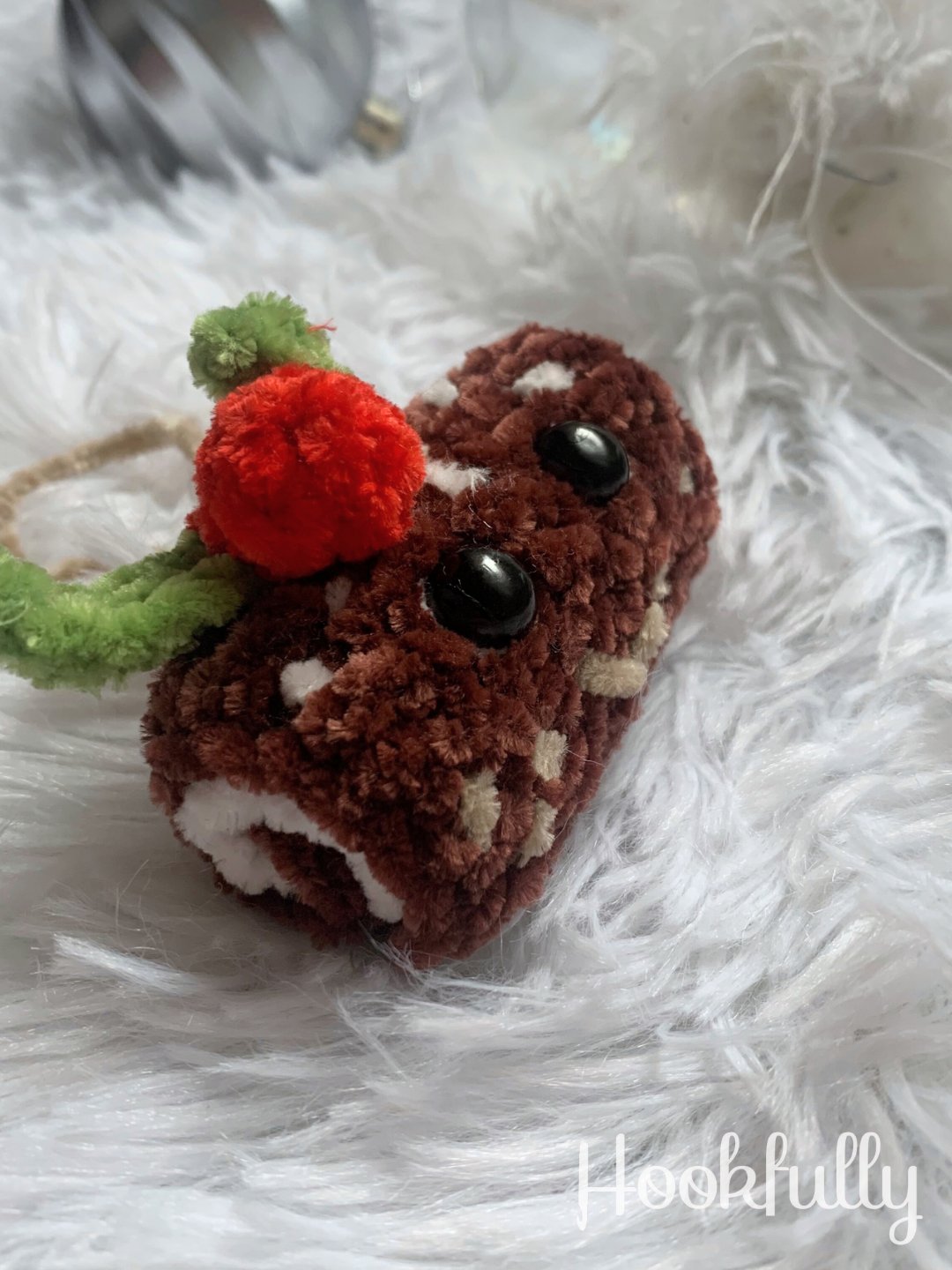 Yule Log Christmas Ornament