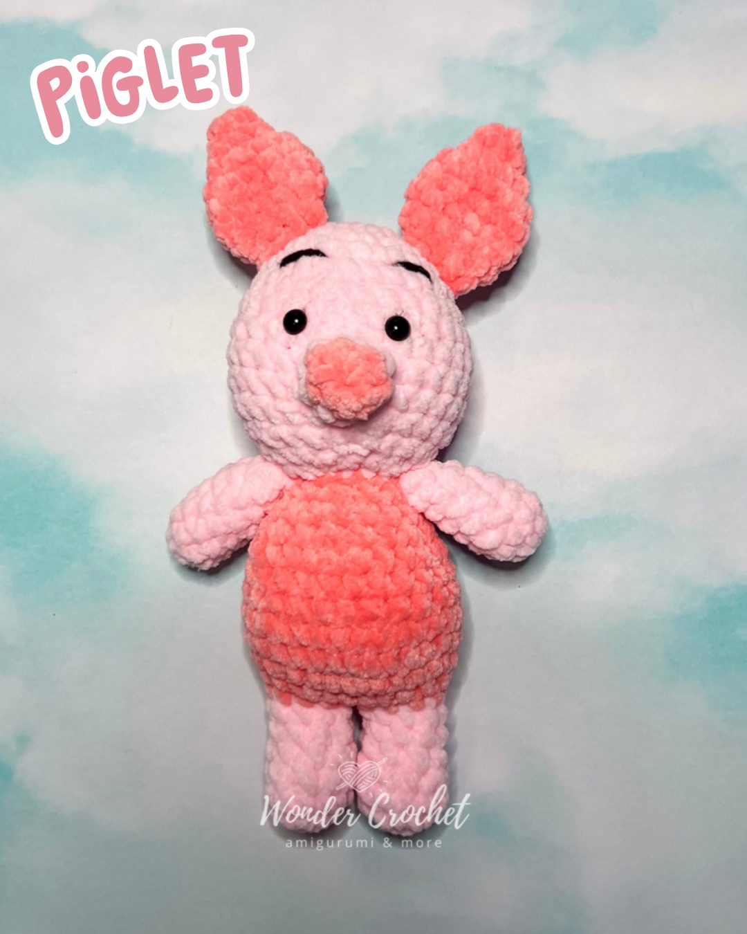 Piglet Free Crochet Pattern - Easy Amigurumi
