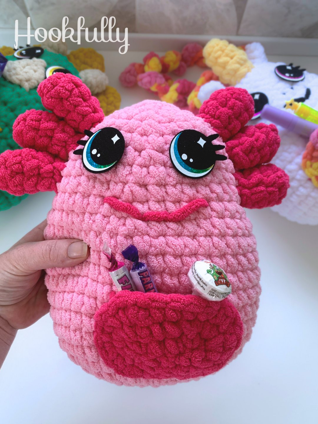 Squishy Axolotl Amigurumi
