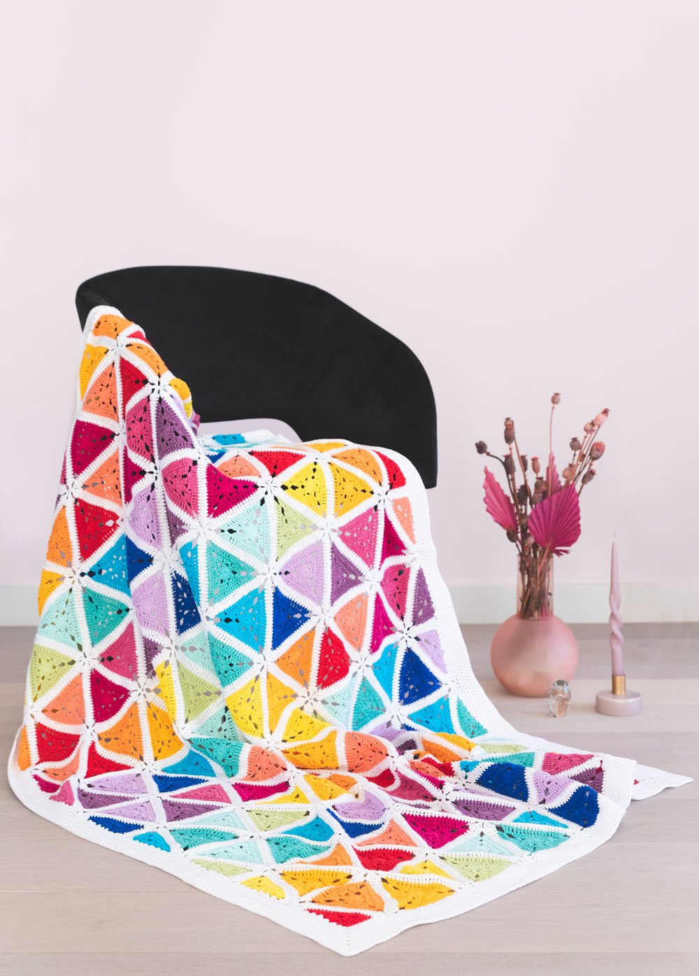 Josephine's rainbow blanket