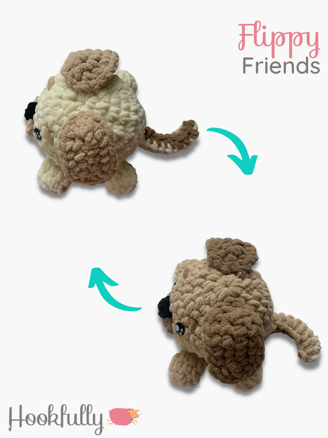 Reversible Dog - Flippy Friends