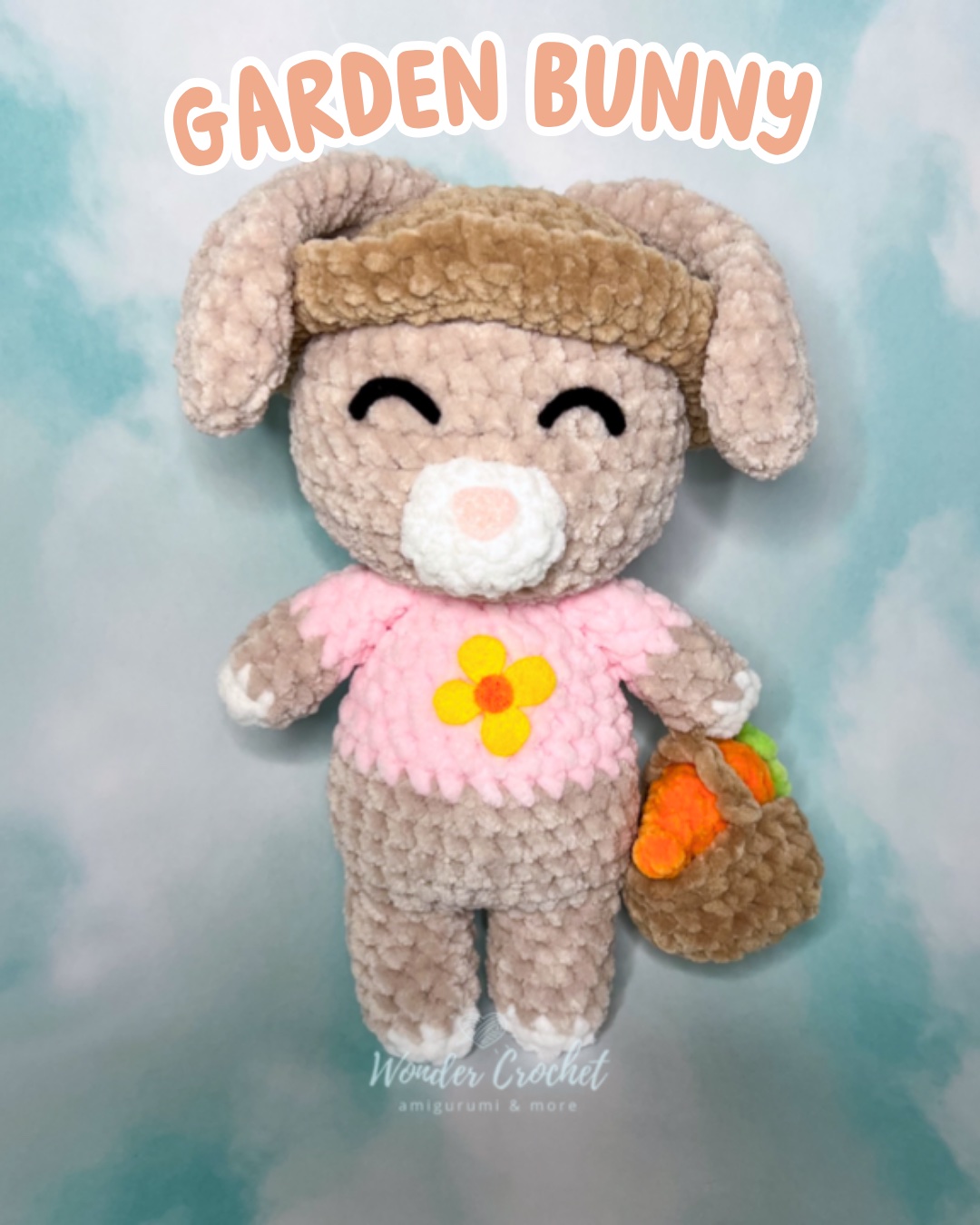 Gail the Spring Bunny Free Crochet Pattern