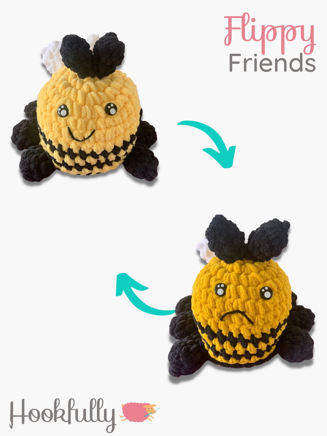 Reversible Bee- Flippy Friends