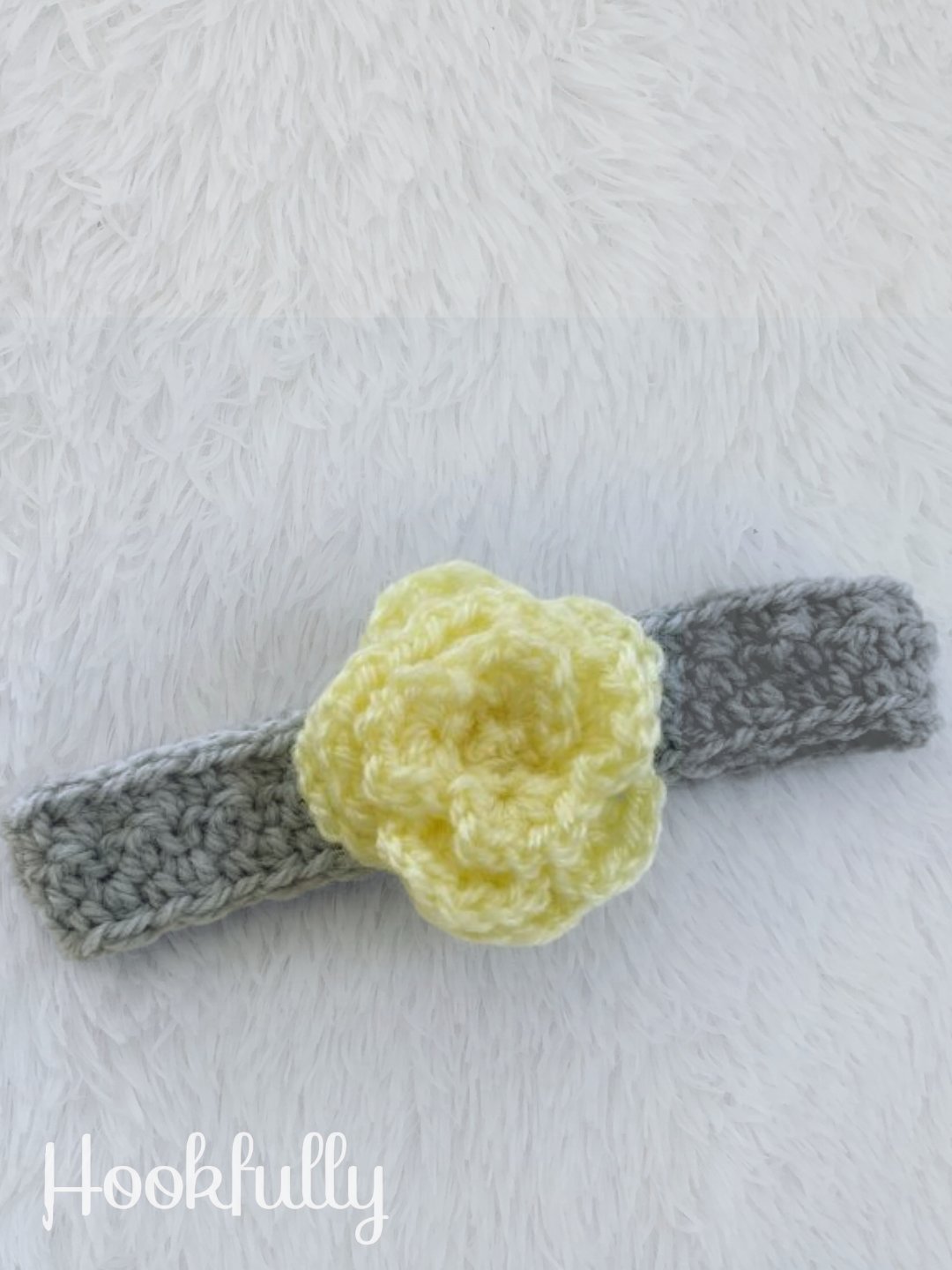 Lemon Rose Headband