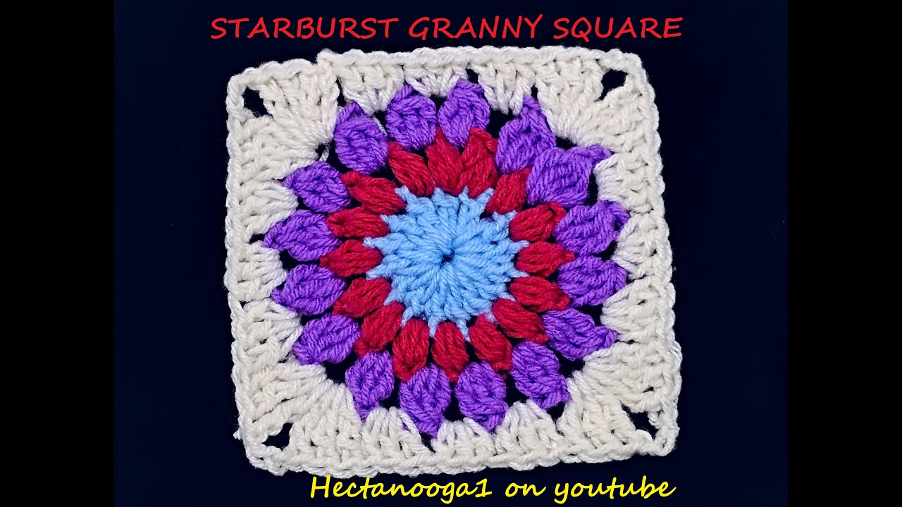 starburst granny square