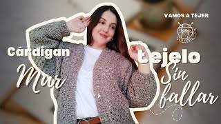TEJE ESTE CÁRDIGAN FÁCIL Y SIN ERRORES 🧶✨