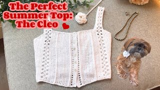Crocheting The Perfect Lace Top for Summer: Turn Heads with The Cleo Top
