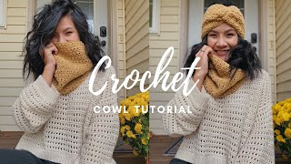 DIY Crochet Cowl - Quick and Easy Crochet Cowl ( FREE CROCHET PATTERN )