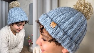 Touca simples de crochê sanfonada, rapida, facil e lindissima - Gorro de croche unissex/ Crochet hat