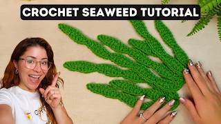 Make a seaweed in under 15 minutes! Tutorial | Brunaticality Crochet