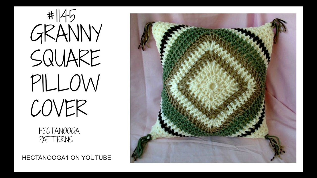 1145yt- Granny Square Pillow