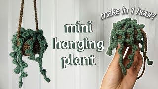 Crochet Hanging Plant Car Accessory Tutorial | Beginner-Friendly