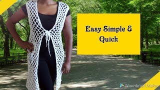 Easy vest for beginners
