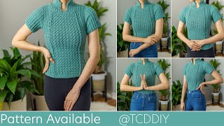 How to Crochet a Tee Shirt | Pattern & Tutorial DIY