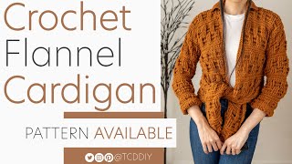 Crochet Basketweave Cardigan | Pattern & Tutorial DIY