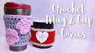 How To Crochet A Mug Warmer & Cup Cozy | Tutorial