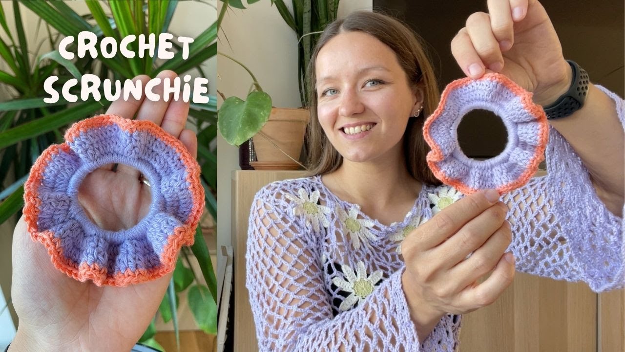 💅 how to: CROCHET SCRUNCHIE | beginner friendly tutorial