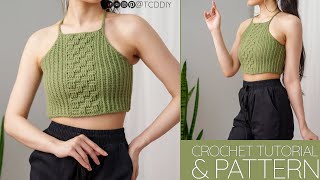 How to Crochet: Basketweave Tank Top | Pattern & Tutorial DIY