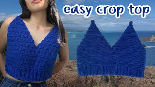 Basic Crochet Crop Top Tutorial for Absolute Beginners