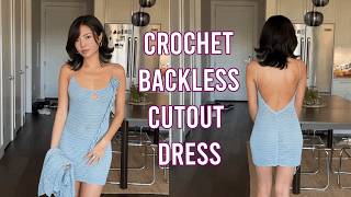 How to Crochet Backless Cutout Dress! | Keyhole Dress Tutorial | Mini Tutorial