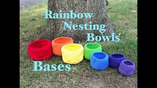 Rainbow Nesting Baskets