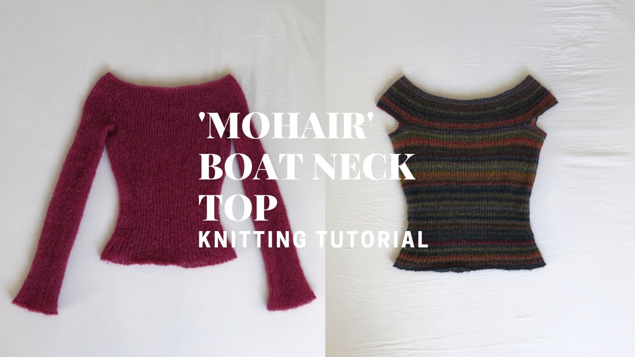mohair boatneck top