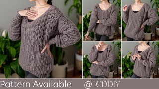 How to Crochet a Batwing Sweater | Pattern & Tutorial DIY