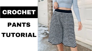 Women's crochet pants pattern - Free crochet patterns for modern crochet clothes