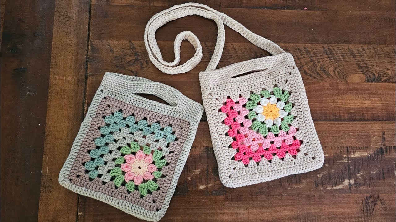 Boho Granny Square Bag