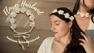 Flower Hairband / Flower Choker: small projects for beginners