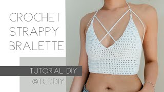 Crochet Strappy Bralette | Tutorial DIY