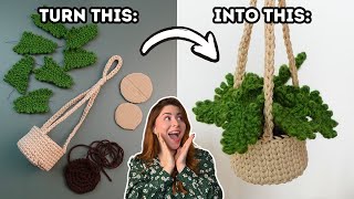 Hanging Plant Decor | Easy DIY Crochet Tutorial