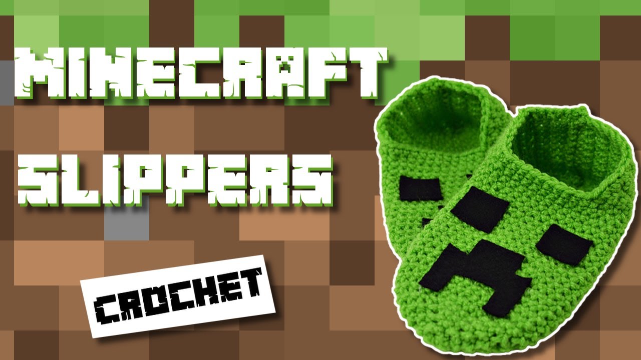 Minecraft Creeper Slippers