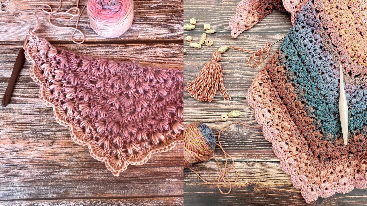 Puff Garden Shawl