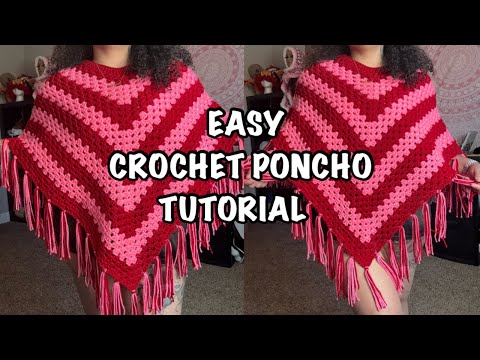 Crochet Poncho tutorial