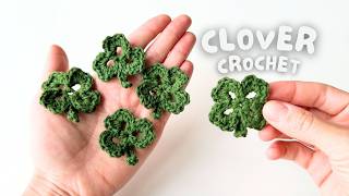 🍀 CROCHET CLOVER TUTORIAL | beginner-friendly crochet shamrock ☘️