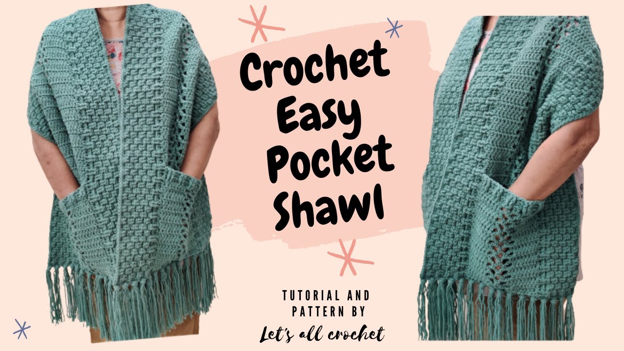 I Love Texture Pocket Shawl