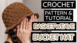 How to Crochet Basketweave Hat | Pattern & Tutorial DIY