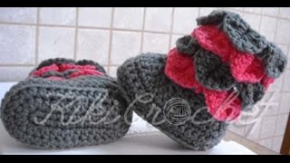 Crocodile Stitch Booties