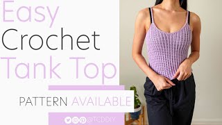 Easy Crochet Tank Top | Pattern & Tutorial DIY
