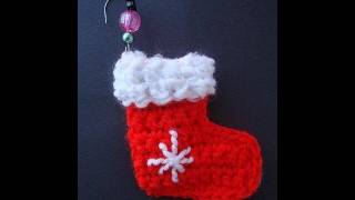 Mini Christmas Stocking Ornament